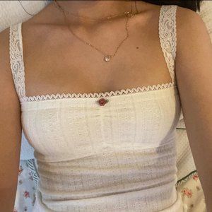 Handmade French Pointelle Top